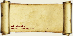 Andreja Jakupi vizit kartica